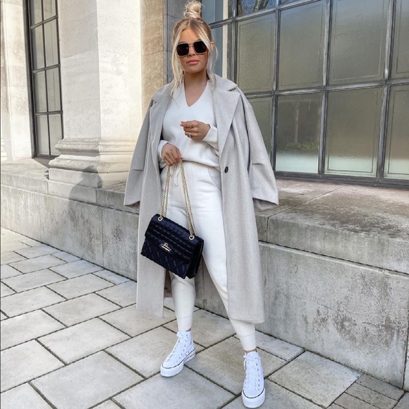 Zara Bloggers fav oversized grey Coat - Picture 2 of 16